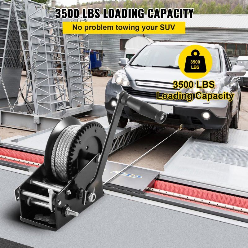 Multi Usage 3500 LBS Capacity Heavy Duty Hand Winch